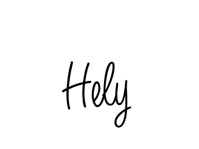 The best way (Angelique-Rose-font-FFP) to make a short signature is to pick only two or three words in your name. The name Hely include a total of six letters. For converting this name. Hely signature style 5 images and pictures png