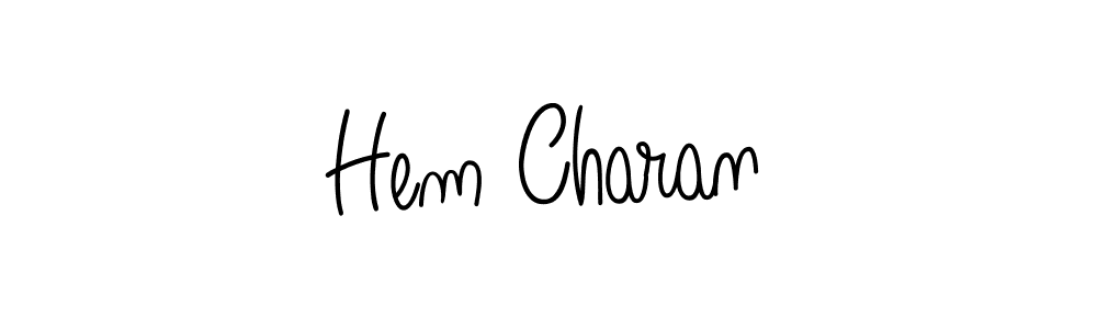Once you've used our free online signature maker to create your best signature Angelique-Rose-font-FFP style, it's time to enjoy all of the benefits that Hem Charan name signing documents. Hem Charan signature style 5 images and pictures png