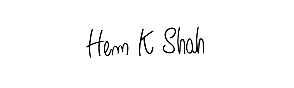 Once you've used our free online signature maker to create your best signature Angelique-Rose-font-FFP style, it's time to enjoy all of the benefits that Hem K Shah name signing documents. Hem K Shah signature style 5 images and pictures png