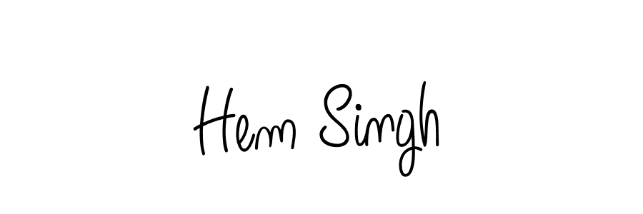 Make a beautiful signature design for name Hem Singh. Use this online signature maker to create a handwritten signature for free. Hem Singh signature style 5 images and pictures png