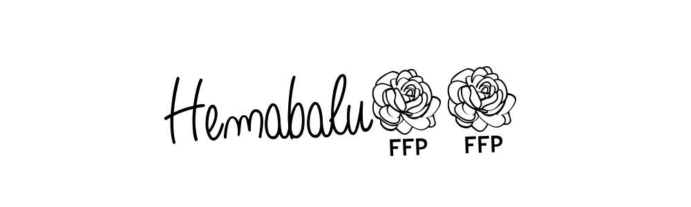 Design your own signature with our free online signature maker. With this signature software, you can create a handwritten (Angelique-Rose-font-FFP) signature for name Hemabalu28. Hemabalu28 signature style 5 images and pictures png