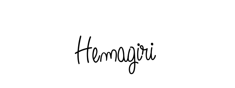 Hemagiri stylish signature style. Best Handwritten Sign (Angelique-Rose-font-FFP) for my name. Handwritten Signature Collection Ideas for my name Hemagiri. Hemagiri signature style 5 images and pictures png