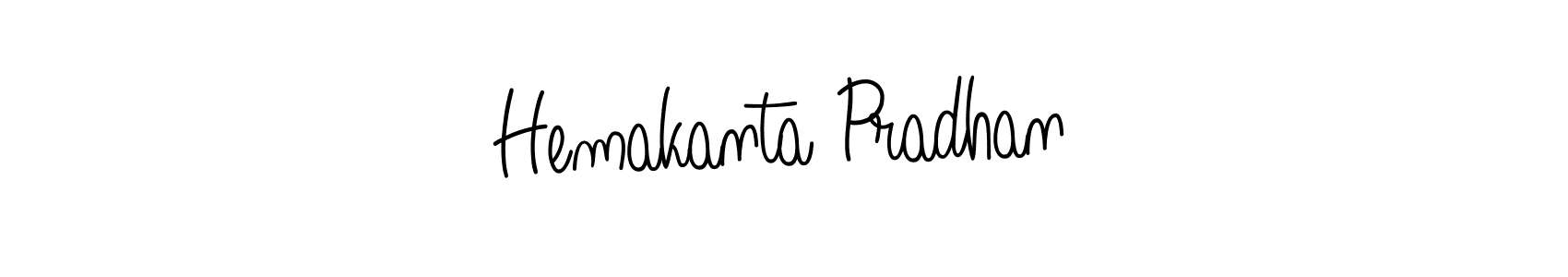 How to make Hemakanta Pradhan name signature. Use Angelique-Rose-font-FFP style for creating short signs online. This is the latest handwritten sign. Hemakanta Pradhan signature style 5 images and pictures png
