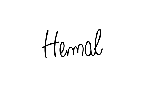 How to make Hemal signature? Angelique-Rose-font-FFP is a professional autograph style. Create handwritten signature for Hemal name. Hemal signature style 5 images and pictures png