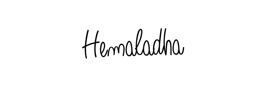 You can use this online signature creator to create a handwritten signature for the name Hemaladha. This is the best online autograph maker. Hemaladha signature style 5 images and pictures png