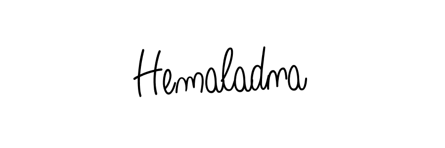 Make a beautiful signature design for name Hemaladna. Use this online signature maker to create a handwritten signature for free. Hemaladna signature style 5 images and pictures png