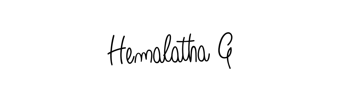 It looks lik you need a new signature style for name Hemalatha G. Design unique handwritten (Angelique-Rose-font-FFP) signature with our free signature maker in just a few clicks. Hemalatha G signature style 5 images and pictures png