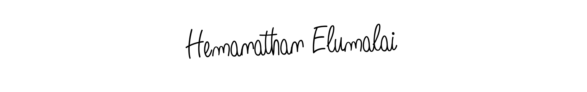 How to make Hemanathan Elumalai name signature. Use Angelique-Rose-font-FFP style for creating short signs online. This is the latest handwritten sign. Hemanathan Elumalai signature style 5 images and pictures png