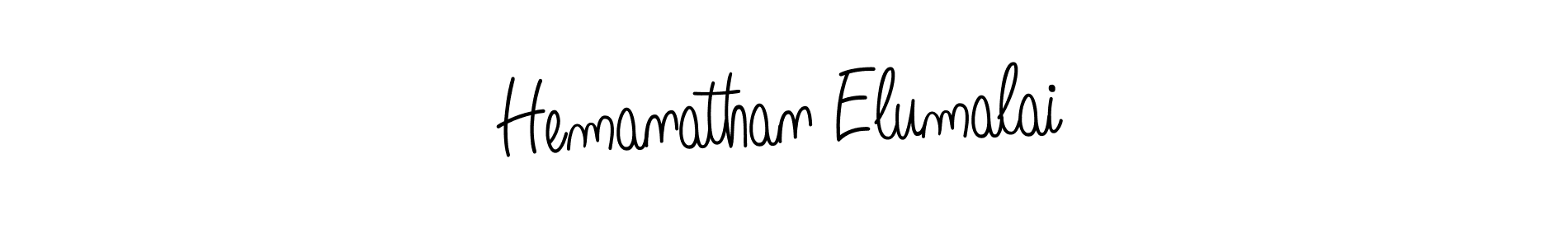 How to make Hemanathan Elumalai name signature. Use Angelique-Rose-font-FFP style for creating short signs online. This is the latest handwritten sign. Hemanathan Elumalai signature style 5 images and pictures png