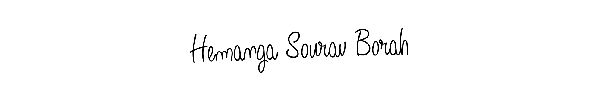 Once you've used our free online signature maker to create your best signature Angelique-Rose-font-FFP style, it's time to enjoy all of the benefits that Hemanga Sourav Borah name signing documents. Hemanga Sourav Borah signature style 5 images and pictures png