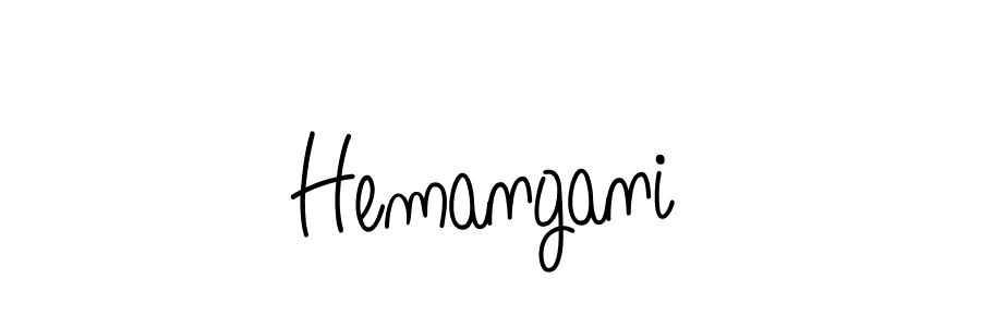 The best way (Angelique-Rose-font-FFP) to make a short signature is to pick only two or three words in your name. The name Hemangani include a total of six letters. For converting this name. Hemangani signature style 5 images and pictures png