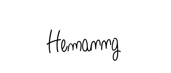 You should practise on your own different ways (Angelique-Rose-font-FFP) to write your name (Hemanng) in signature. don't let someone else do it for you. Hemanng signature style 5 images and pictures png