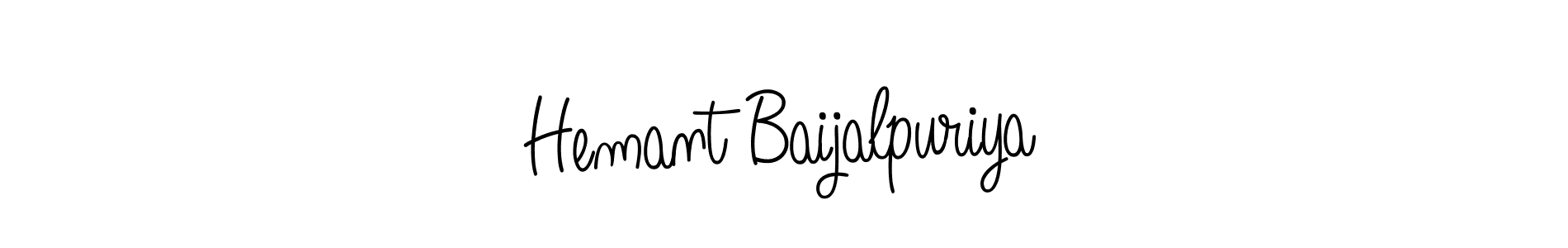 Here are the top 10 professional signature styles for the name Hemant Baijalpuriya. These are the best autograph styles you can use for your name. Hemant Baijalpuriya signature style 5 images and pictures png