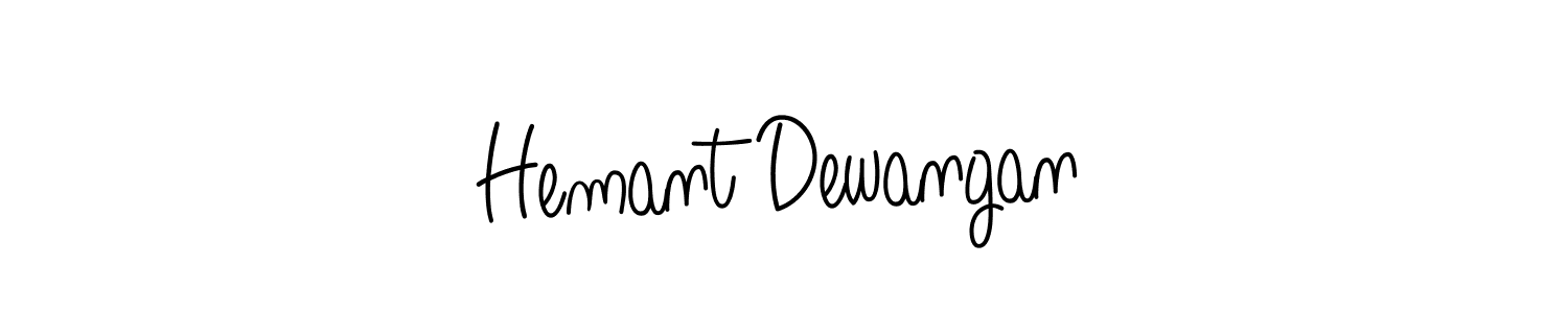 You can use this online signature creator to create a handwritten signature for the name Hemant Dewangan. This is the best online autograph maker. Hemant Dewangan signature style 5 images and pictures png