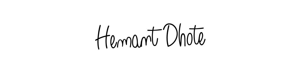 You can use this online signature creator to create a handwritten signature for the name Hemant Dhote. This is the best online autograph maker. Hemant Dhote signature style 5 images and pictures png