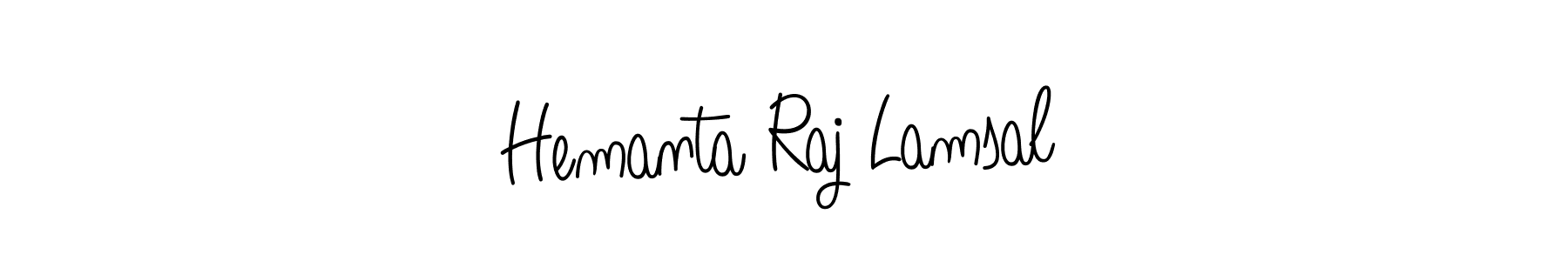 if you are searching for the best signature style for your name Hemanta Raj Lamsal. so please give up your signature search. here we have designed multiple signature styles  using Angelique-Rose-font-FFP. Hemanta Raj Lamsal signature style 5 images and pictures png