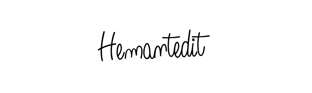 Hemantedit stylish signature style. Best Handwritten Sign (Angelique-Rose-font-FFP) for my name. Handwritten Signature Collection Ideas for my name Hemantedit. Hemantedit signature style 5 images and pictures png