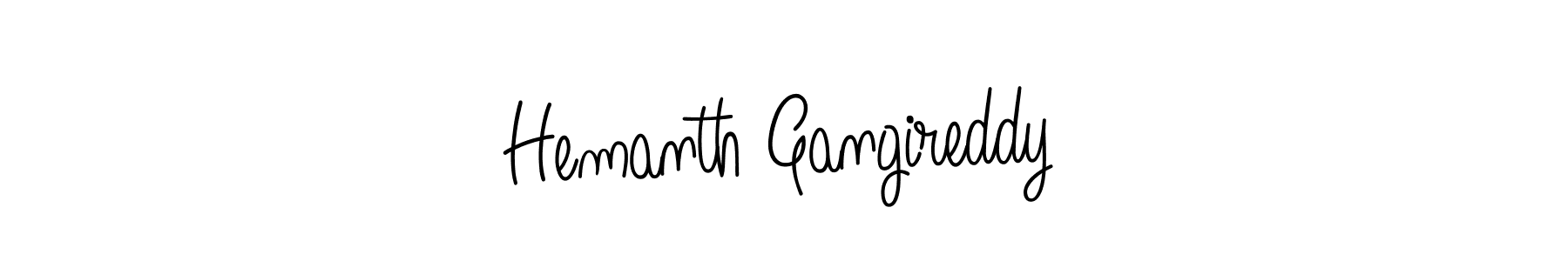 Here are the top 10 professional signature styles for the name Hemanth Gangireddy. These are the best autograph styles you can use for your name. Hemanth Gangireddy signature style 5 images and pictures png