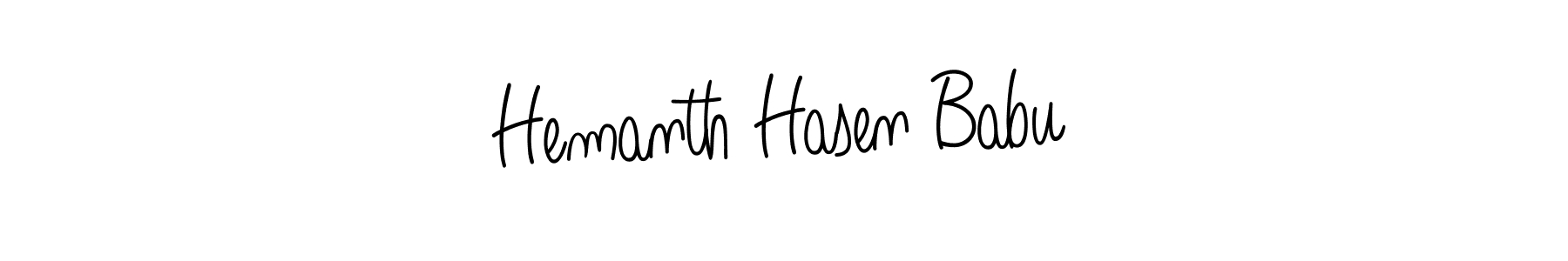 You can use this online signature creator to create a handwritten signature for the name Hemanth Hasen Babu. This is the best online autograph maker. Hemanth Hasen Babu signature style 5 images and pictures png