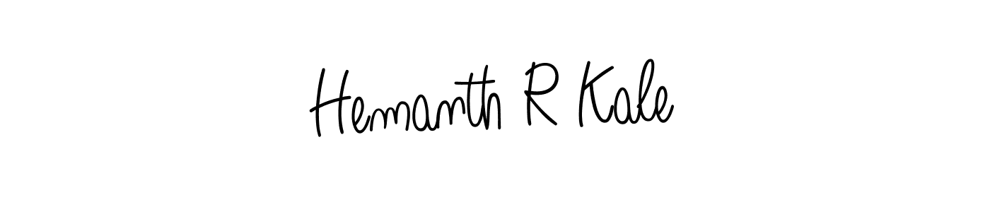 You should practise on your own different ways (Angelique-Rose-font-FFP) to write your name (Hemanth R Kale) in signature. don't let someone else do it for you. Hemanth R Kale signature style 5 images and pictures png