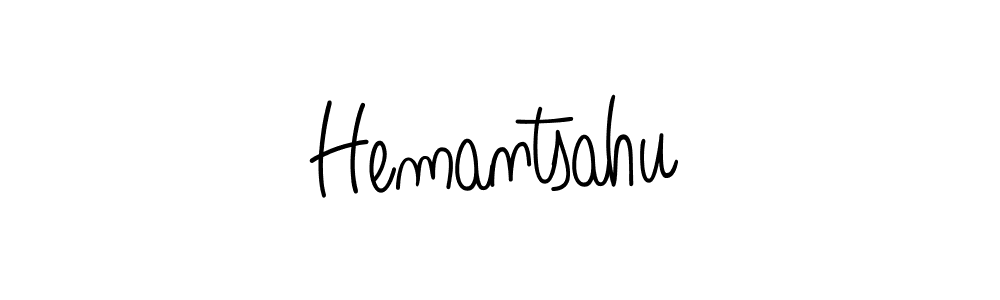 Also we have Hemantsahu name is the best signature style. Create professional handwritten signature collection using Angelique-Rose-font-FFP autograph style. Hemantsahu signature style 5 images and pictures png