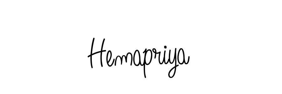 Use a signature maker to create a handwritten signature online. With this signature software, you can design (Angelique-Rose-font-FFP) your own signature for name Hemapriya. Hemapriya signature style 5 images and pictures png