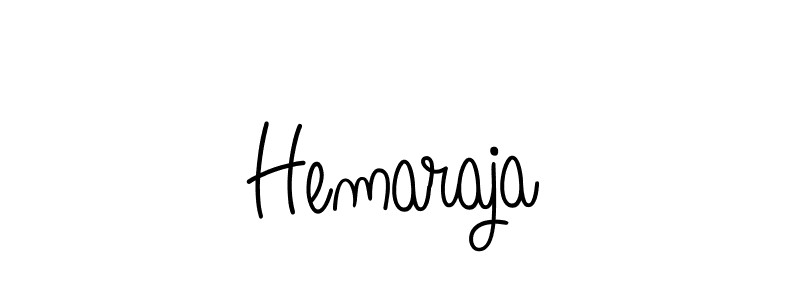 Create a beautiful signature design for name Hemaraja. With this signature (Angelique-Rose-font-FFP) fonts, you can make a handwritten signature for free. Hemaraja signature style 5 images and pictures png