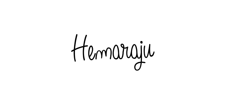 Use a signature maker to create a handwritten signature online. With this signature software, you can design (Angelique-Rose-font-FFP) your own signature for name Hemaraju. Hemaraju signature style 5 images and pictures png
