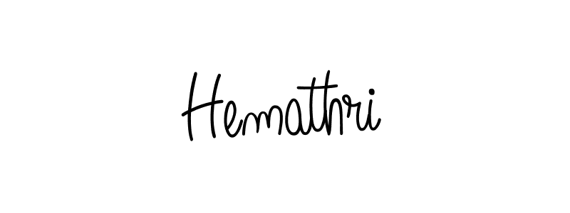 Make a beautiful signature design for name Hemathri. With this signature (Angelique-Rose-font-FFP) style, you can create a handwritten signature for free. Hemathri signature style 5 images and pictures png