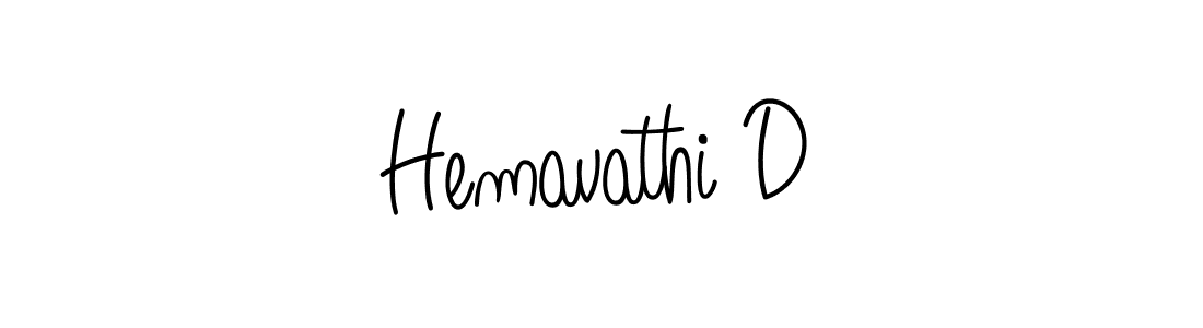 Once you've used our free online signature maker to create your best signature Angelique-Rose-font-FFP style, it's time to enjoy all of the benefits that Hemavathi D name signing documents. Hemavathi D signature style 5 images and pictures png