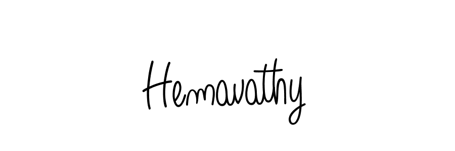 Hemavathy stylish signature style. Best Handwritten Sign (Angelique-Rose-font-FFP) for my name. Handwritten Signature Collection Ideas for my name Hemavathy. Hemavathy signature style 5 images and pictures png
