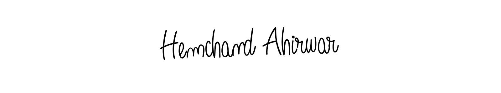 Make a beautiful signature design for name Hemchand Ahirwar. Use this online signature maker to create a handwritten signature for free. Hemchand Ahirwar signature style 5 images and pictures png