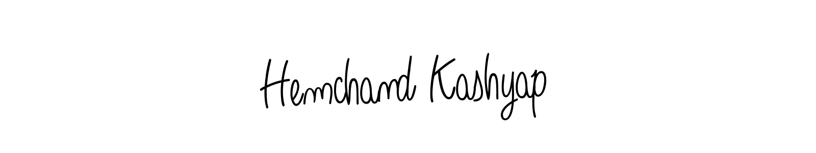 How to Draw Hemchand Kashyap signature style? Angelique-Rose-font-FFP is a latest design signature styles for name Hemchand Kashyap. Hemchand Kashyap signature style 5 images and pictures png