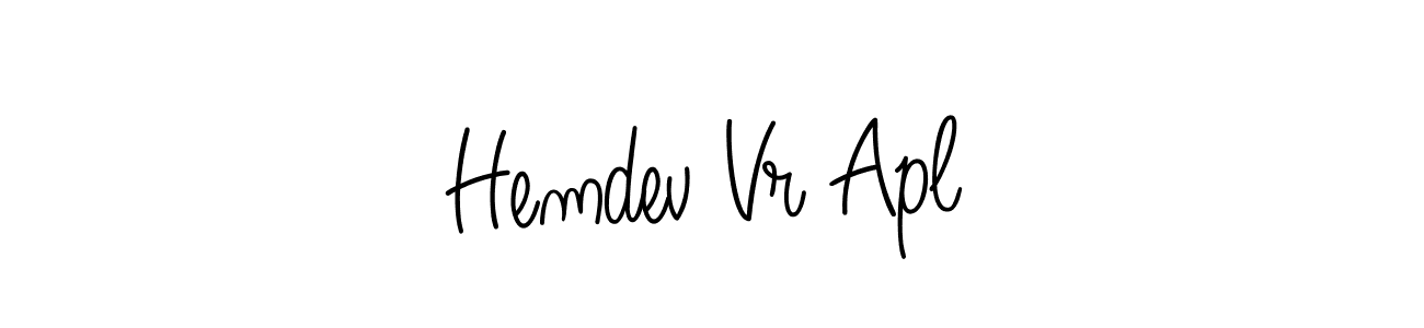 Here are the top 10 professional signature styles for the name Hemdev Vr Apl. These are the best autograph styles you can use for your name. Hemdev Vr Apl signature style 5 images and pictures png