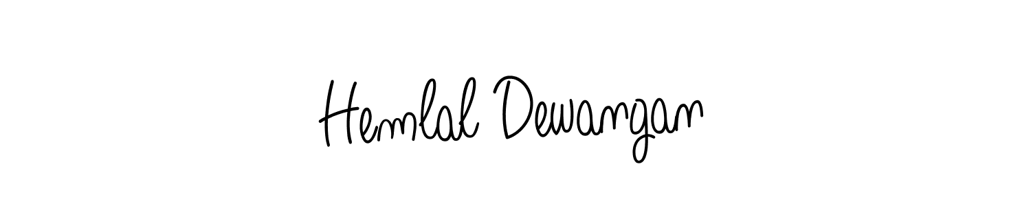 Also we have Hemlal Dewangan name is the best signature style. Create professional handwritten signature collection using Angelique-Rose-font-FFP autograph style. Hemlal Dewangan signature style 5 images and pictures png