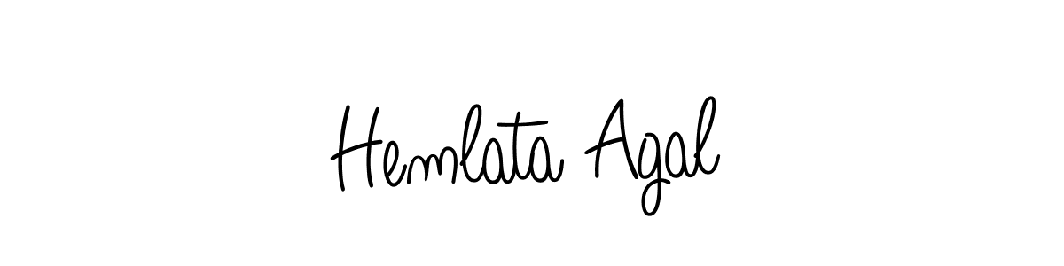 Make a beautiful signature design for name Hemlata Agal. Use this online signature maker to create a handwritten signature for free. Hemlata Agal signature style 5 images and pictures png