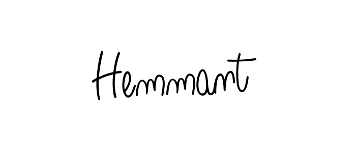 How to make Hemmant signature? Angelique-Rose-font-FFP is a professional autograph style. Create handwritten signature for Hemmant name. Hemmant signature style 5 images and pictures png