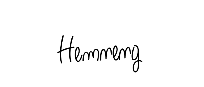 How to make Hemneng signature? Angelique-Rose-font-FFP is a professional autograph style. Create handwritten signature for Hemneng name. Hemneng signature style 5 images and pictures png