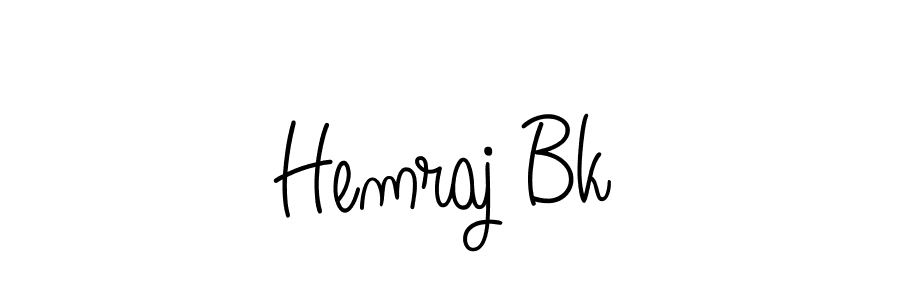 How to Draw Hemraj Bk signature style? Angelique-Rose-font-FFP is a latest design signature styles for name Hemraj Bk. Hemraj Bk signature style 5 images and pictures png