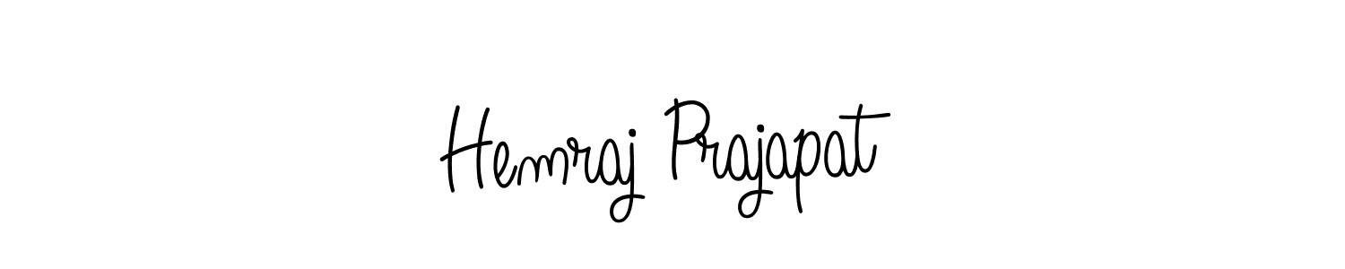 Make a short Hemraj Prajapat signature style. Manage your documents anywhere anytime using Angelique-Rose-font-FFP. Create and add eSignatures, submit forms, share and send files easily. Hemraj Prajapat signature style 5 images and pictures png