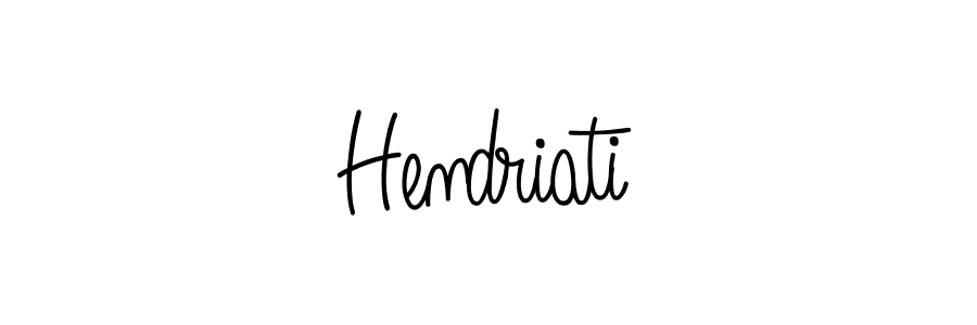 You can use this online signature creator to create a handwritten signature for the name Hendriati. This is the best online autograph maker. Hendriati signature style 5 images and pictures png