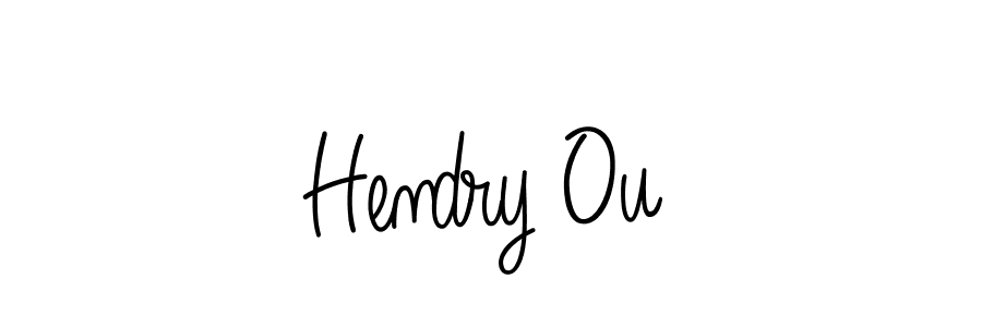 Best and Professional Signature Style for Hendry Ou. Angelique-Rose-font-FFP Best Signature Style Collection. Hendry Ou signature style 5 images and pictures png