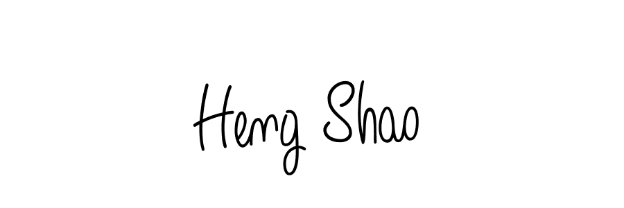 This is the best signature style for the Heng Shao name. Also you like these signature font (Angelique-Rose-font-FFP). Mix name signature. Heng Shao signature style 5 images and pictures png
