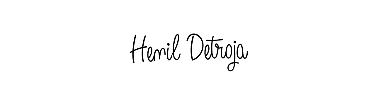 Check out images of Autograph of Henil Detroja name. Actor Henil Detroja Signature Style. Angelique-Rose-font-FFP is a professional sign style online. Henil Detroja signature style 5 images and pictures png