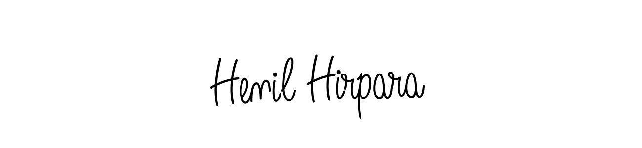 Also You can easily find your signature by using the search form. We will create Henil Hirpara name handwritten signature images for you free of cost using Angelique-Rose-font-FFP sign style. Henil Hirpara signature style 5 images and pictures png