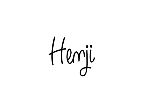 if you are searching for the best signature style for your name Henji. so please give up your signature search. here we have designed multiple signature styles  using Angelique-Rose-font-FFP. Henji signature style 5 images and pictures png