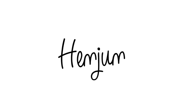 You can use this online signature creator to create a handwritten signature for the name Henjun. This is the best online autograph maker. Henjun signature style 5 images and pictures png