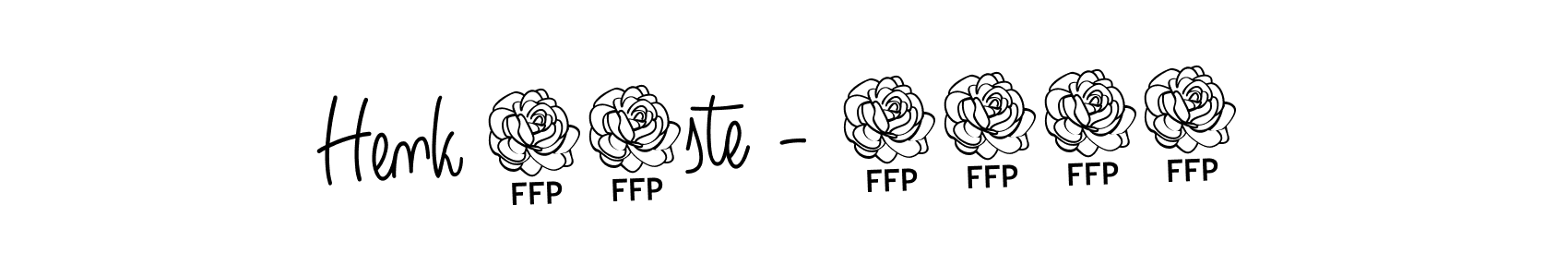 Use a signature maker to create a handwritten signature online. With this signature software, you can design (Angelique-Rose-font-FFP) your own signature for name Henk 70ste - 2024. Henk 70ste - 2024 signature style 5 images and pictures png