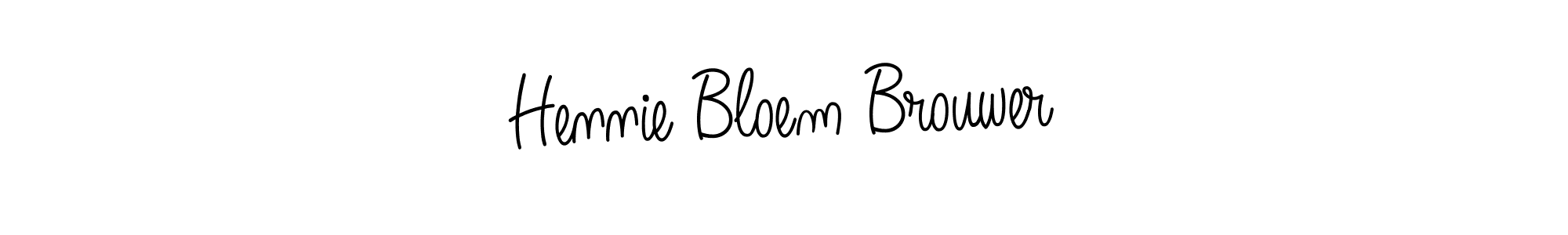 This is the best signature style for the Hennie Bloem Brouwer name. Also you like these signature font (Angelique-Rose-font-FFP). Mix name signature. Hennie Bloem Brouwer signature style 5 images and pictures png