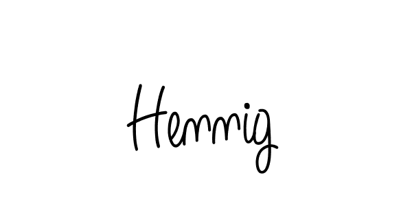Make a beautiful signature design for name Hennig. Use this online signature maker to create a handwritten signature for free. Hennig signature style 5 images and pictures png